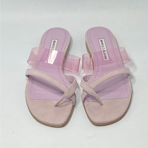 Manolo Blahnik Susina Suede Sandals size 36 - Picture 3 of 11